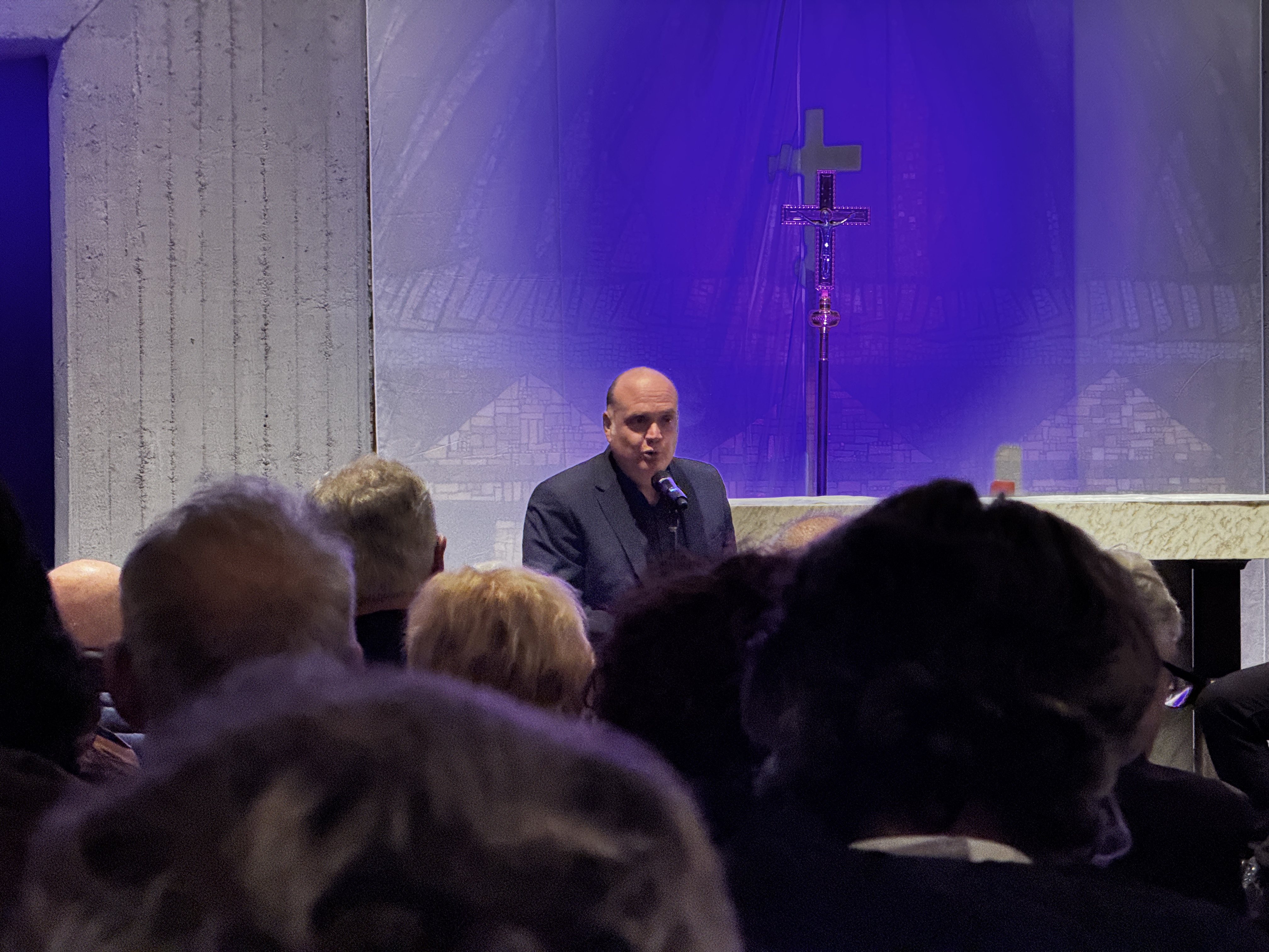 Robin Alexander w�hrend der Lesung